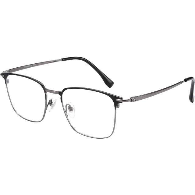 Hu Ge's same style as men's pure titanium glasses are super light and myopia