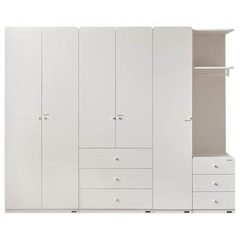 Quanyou home children's wardrobe rubber wood
