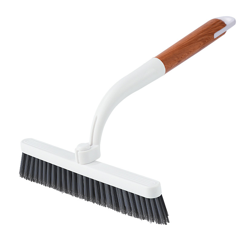 Rotating gap brush bathroom cleaning tool with no dead ends