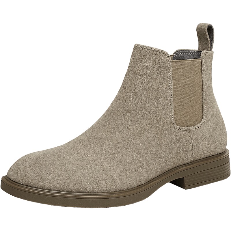 Tata her British genuine leather Chelsea boots men's boots warm chimney boots short boots 2024 new VVX02DD4