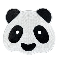 Silicone rabbit foot rub mat foot wash massage mat bathroom non-slip mat bath rub foot rub to remove dead skin shower room floor mat
