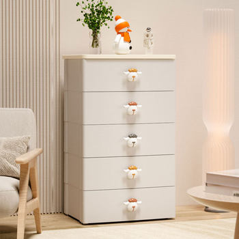 Xiuchuan xiaoyang storage cabinet sealed chest of five cabinet nordic drawer children's wardrobe bedroom bedside cabinet no installation