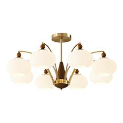 Chandelier for the Master Bedroom, French Mid-Century Style Living Room Lamp, Modern Cream Style Room, Study, Dining Room Chandelier D5301