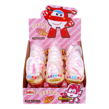 Golden Rice Valley Super Wings Shaking Ice Cream Lollipop Popsicle Shape Childhood Ice Cream Candy Children's Snack