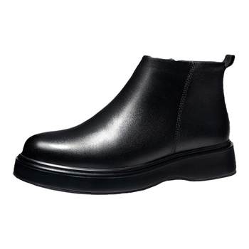 Hassen men's shoes with velvet for warmth in winter