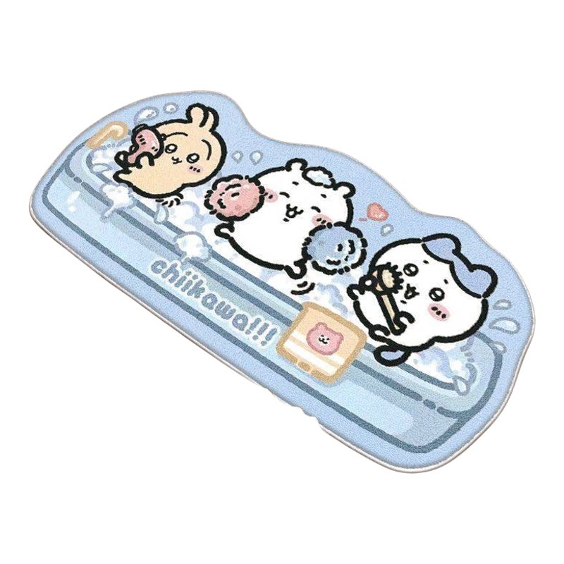 Jiyi Xiaoba Usachi thickened imitation cashmere floor mat