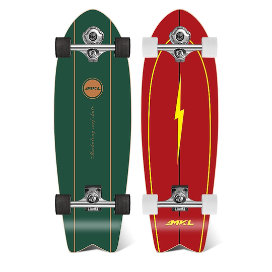 迈卡龙S9陆地冲浪板滑板初学者siide冲浪训练免蹬地S5路冲板