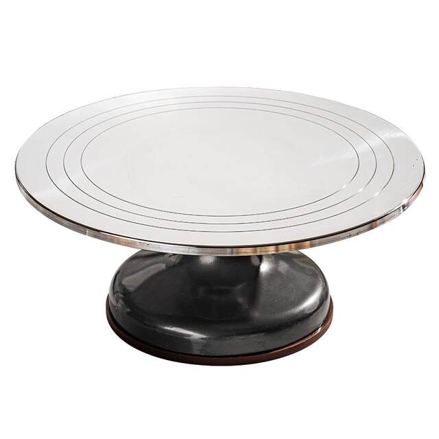 British decorating table baking cake decorating turntable tool 12-inch plastering table turntable rotating tray commercial birthday