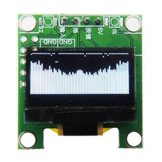 Micro ultra-thin stereo music spectrum display