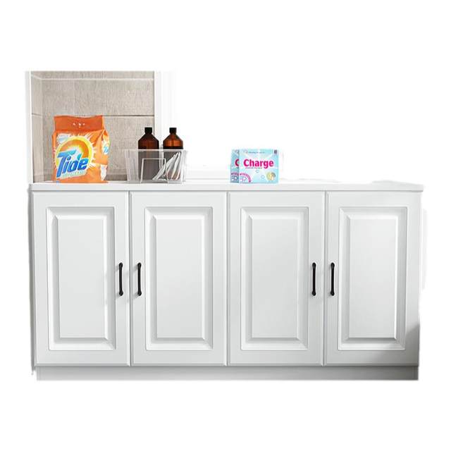 Balcony cabinet storage cabinet storage cabinet bay window cabinet modern simple style home combination customized large capacity wall-facing shoe cabinet