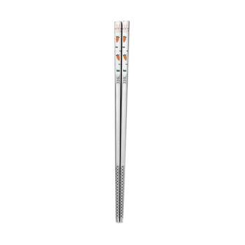 Antibacterial 316 stainless steel children's chopsticks for household anti-slip chopsticks for 4 years and 6 years old children's special kindergarten short chopsticks 304