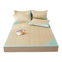 Catman 2024 new summer mat hemp straw mat summer high-end bamboo mat rattan mat washable mat ice silk mat three-piece set