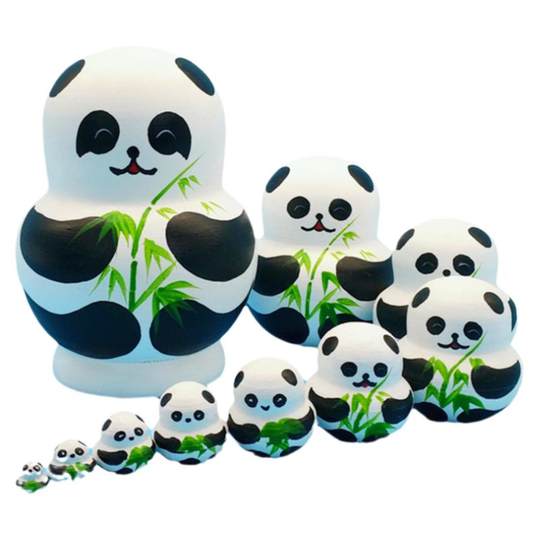 Russian matryoshka 10-layer Douyin popular Panda 029