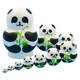 Russian matryoshka 10-layer Douyin popular Panda 029