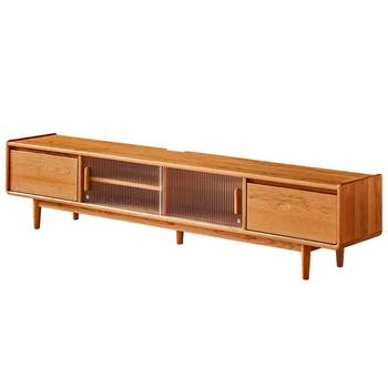 Quanyou home cherry wood tv cabinet