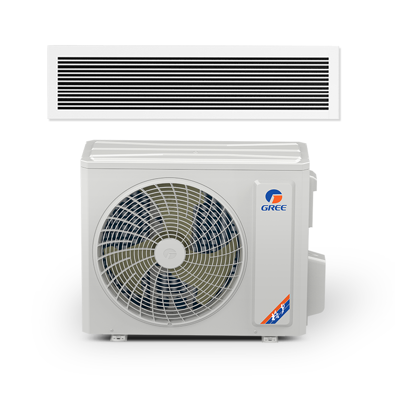 Install small 4-horse bedroom air duct machine in gree living room