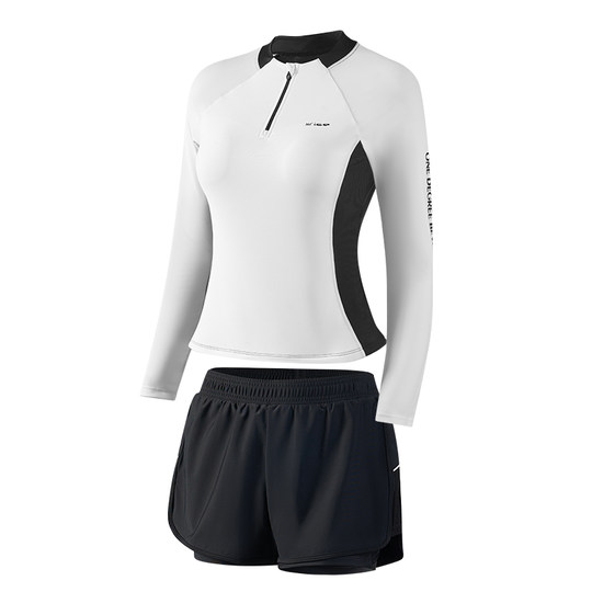 361 Degree Swimsuit Split Ladies Long Sleeve Sun Protection Conservative