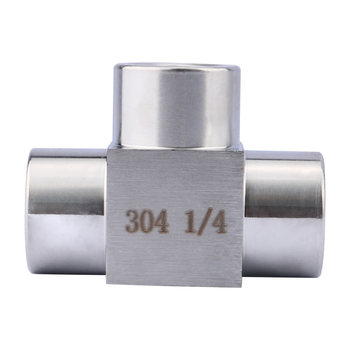 304 stainless steel thickened high pressure inner and outer wire tee