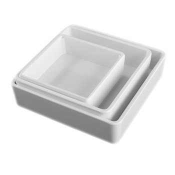 Meiri jiabao square imitation porcelain high-end snack plate