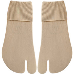 5 pairs of new summer products, ultra-thin two-toed socks, split-toed stockings, two-finger horseshoe clogs, mid-length breathable and cool socks