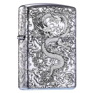 Zippo genuine 999 sterling silver xiangyunlong counter