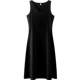 Black outer wear bottom v-neck sleeveless vest skirt A-line skirt