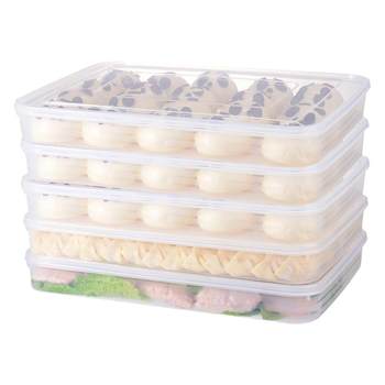 Dumpling box freezer household quick freezer storage box multi-layer