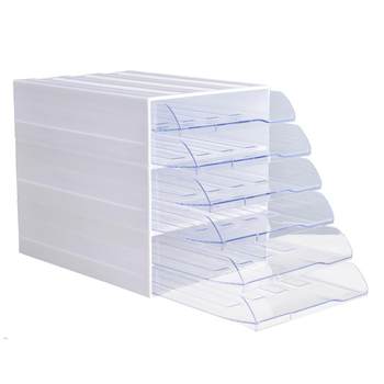 Lingjing jiaju a4 drawer file sorting storage rack