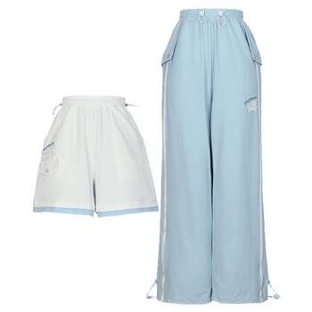 Mori girl tribe original casual pants ແບບກິລາ