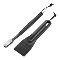 Weber barbecue grill cleaning brush cleaning shovel two-piece set suitable for Q gas series barbecue tool accessories
