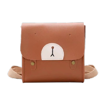 Manlong childrens backpack ultra-light baby girl bear cute portable cute childrens bag