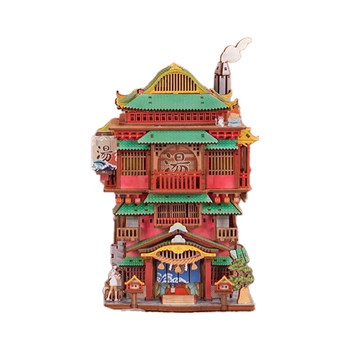 Tongqu assembly storage house, soupi story, diy handmade cottage miniature model building block toy birthday gift for women
