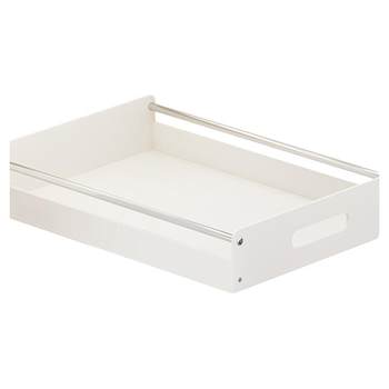 Homemade nail-free pull-out basket drawer storage rack in the cabinet
