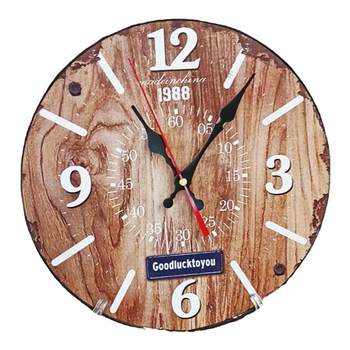 Literary decoration wall clock living room internet celebrity can be customized
