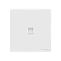 Type 86 10G network socket CAT7 computer broadband information dual straight-through straight plug crystal head Category 7 network cable socket