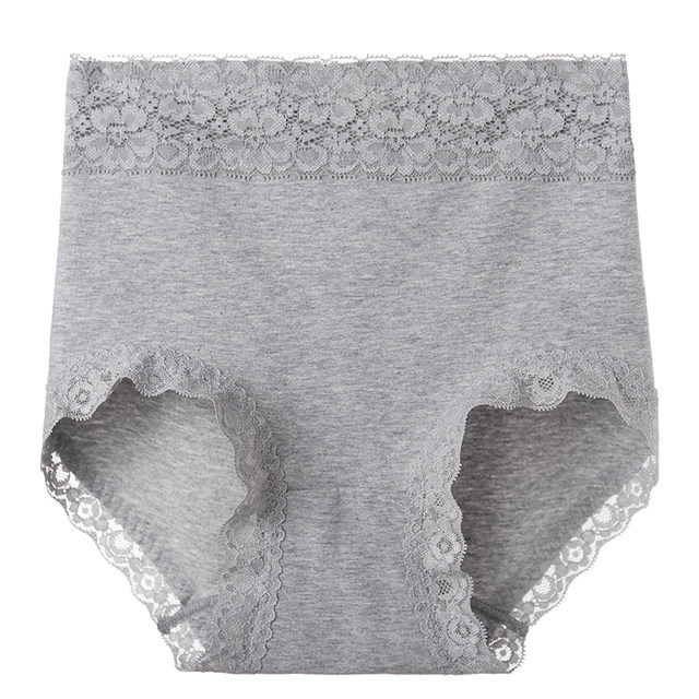 Pure cotton high waist girl hip lifting underwear for women