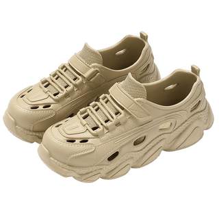 踩屎感男士凉鞋2025新款夏季外穿厚底防滑防臭透气开车洞洞鞋男款