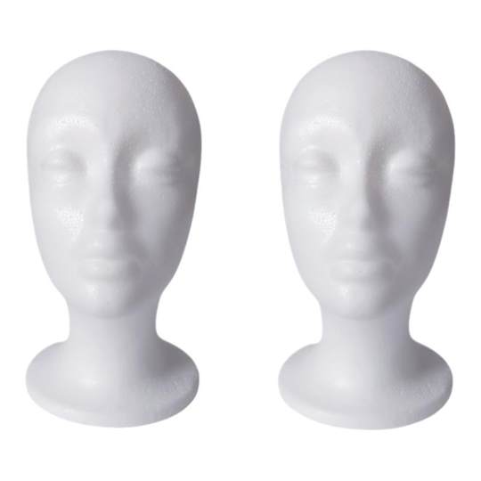 Wig hat support head mold foam head dummy head