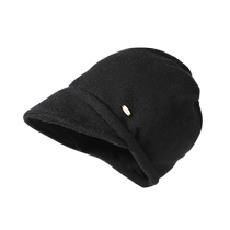 Hat female model 2024 new autumn and winter wool hat shows face face small head surrounding pile of pile hats confinement hat cold hat