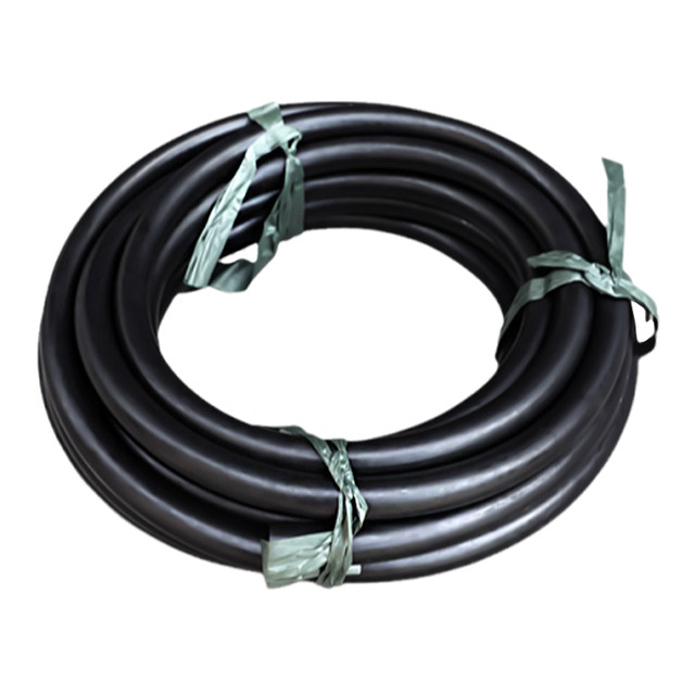 Rubber tube glossy oil resistant high temperature black high pressure
