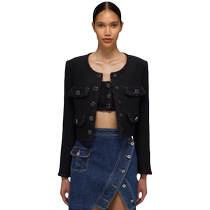 self-portrait classic black fashionable short black jacket cardigan