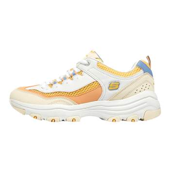 Skechers summer breathable ເກີບກິລາເກີບແມ່ຍິງຢ່າງເປັນທາງການຮ້ານ flagship mesh ຫນາ sole heightening ເກີບພໍ່