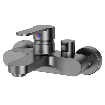 German bathtub hot and cold mixing valve faucet three-in-one