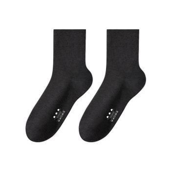 Baonasi socks ຜູ້ຊາຍ deodorant ແລະ sweat-absorbent ສີດໍາຜູ້ຊາຍ socks ຝ້າຍ 7a antibacterial breathable ດູໃບໄມ້ລົ່ນແລະລະດູຫນາວ mid-calf socks ທຸລະກິດ socks ຜູ້ຊາຍ