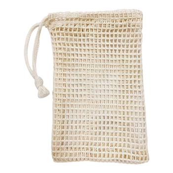 Natural foaming net crushed soap bag storage