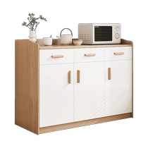 Dining Side Cabinet Tea Water Cabinet Living-room Leaning Against Wall Cabinet Lockers Solid Wood Color Containing Short Cabinet Disposal Cabinet Home Preparation Cabinet