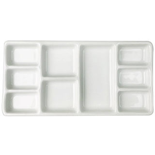 Paleta de cerámica jingdezhen rectangular redonda forma especial