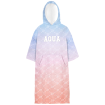 AquaPlay diving cloak absorbs water and warms swimming bathrobe quick-drying bath towel sun protection adult swimsuit beach change