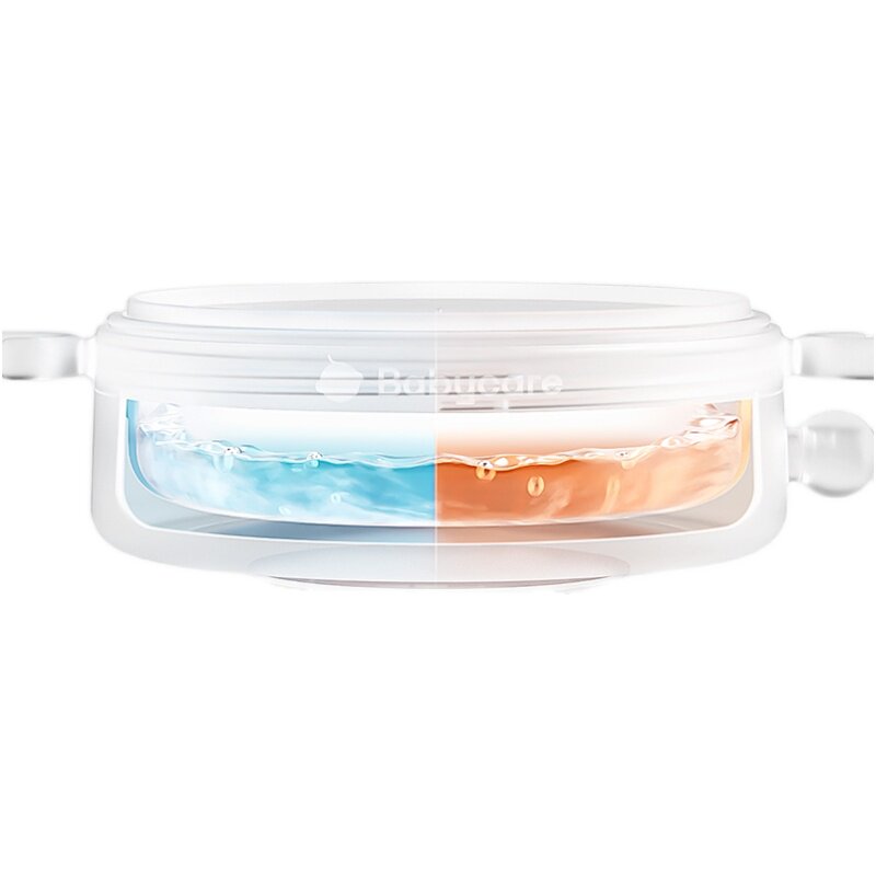 Babycarephilemon large capacity insulated dinner plate