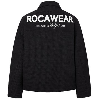 Rocawear ແບບເສື້ອຍືດທີ່ມີນ້ໍາຫນັກເບົາຂະຫນາດນ້ອຍທີ່ມີກິ່ນຫອມໃນລຶະເບິ່ງໃບໄມ້ລ່ວງແລະລະດູຫນາວໃຫມ່ຍີ່ຫໍ້ຄູ່ຜົວເມຍເສື້ອຂົນຝ້າຍອົບອຸ່ນ trendy